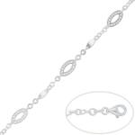PULSERA PLATA 925MM OVALO