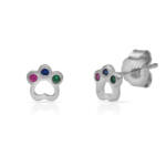 PENDIENTES PLATA 925MM HUELLA PERRO - 6MM