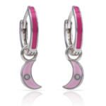 AROS PLATA 925MM LUNA + ESMALTE - 8MM
