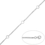 PULSERA PLATA 925MM CORAZONES