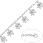 PULSERA PLATA 925MM ELEFANTES