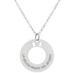 GARGANTILLA PLATA 925MM CIRCULAR - 22MM