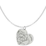 GARGANTILLA PLATA 925MM DE LA MADRE  - 24X22MM