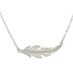 GARGANTILLA PLATA 925MM PLUMA