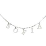 GARGANTILLA PLATA 925MM NOMBRE