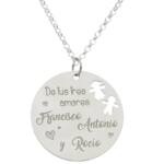 GARGANTILLA PLATA 925MM AMORES - 26MM