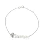 PULSERA PLATA 925MM NIÑA + NOMBRE