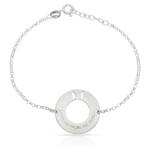 PULSERA PLATA 925MM CIRCULAR + FRASE