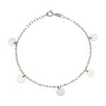 PULSERA PLATA 925MM MINI CHARMS CIRCULOS