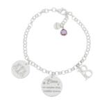 PULSERA MI HISTORIA PLATA 925MM CUMPLEAÑOS