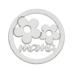 MI HISTORIA - ABALORIO PLATA 925MM MAMA FLORES