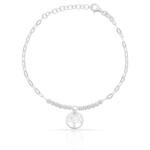 PULSERA ARBOL DE LA VIDA + CIRCONITAS PLATA 925MM