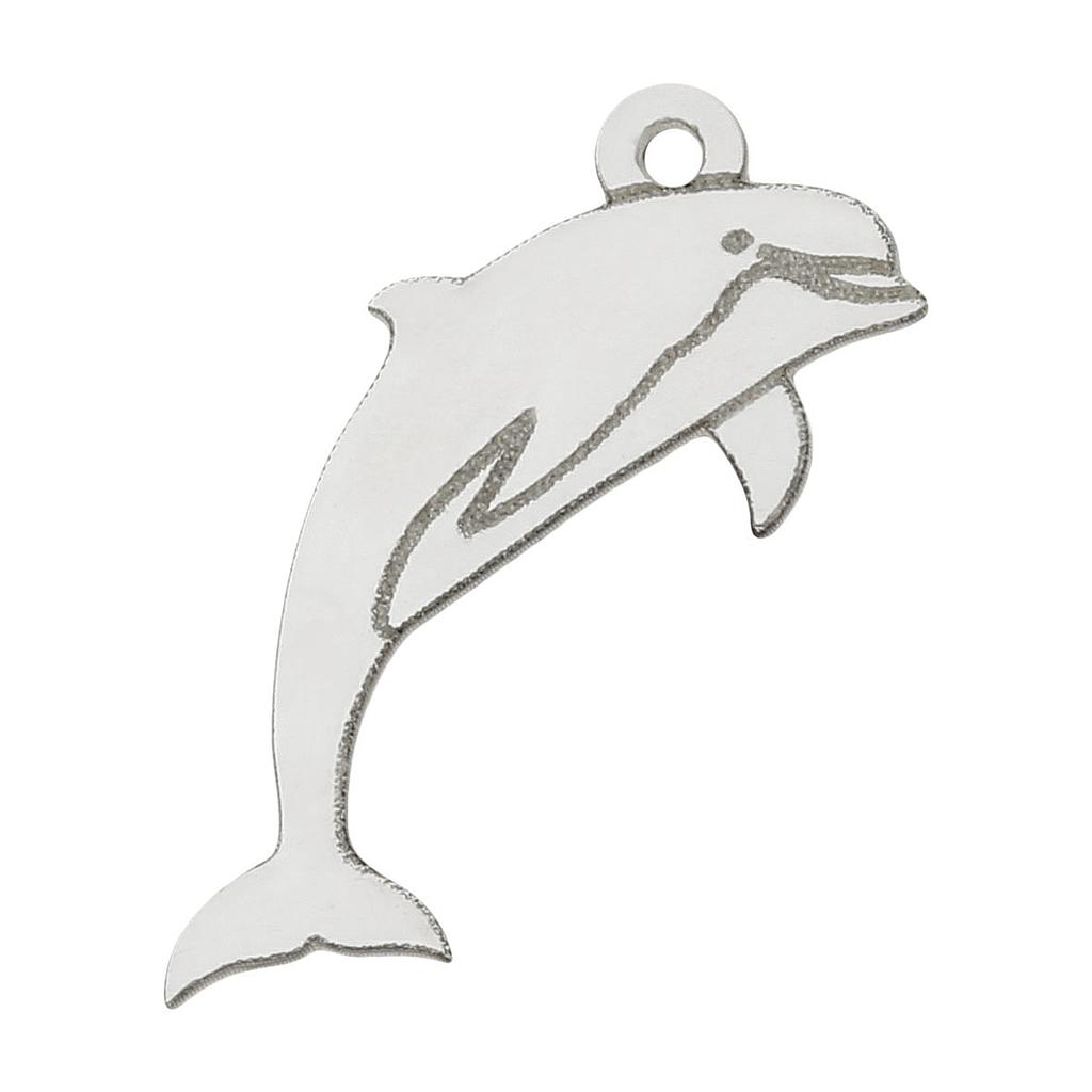 MI HISTORIA - ABALORIO PLATA 925MM DELFIN
