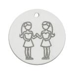 MI HISTORIA - ABALORIO PLATA 925MM HOROSCOPO GEMINIS