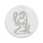 MI HISTORIA - ABALORIO PLATA 925MM HOROSCOPO VIRGO