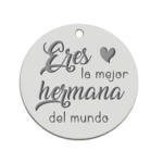 MI HISTORIA - ABALORIO PLATA 925MM HERMANA