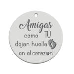 MI HISTORIA - ABALORIO PLATA 925MM AMIGAS