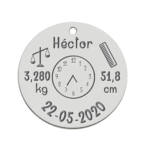 MI HISTORIA - ABALORIO PLATA 925MM NATALICIO