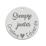 MI HISTORIA - ABALORIO PLATA 925MM SIEMPRE JUNTOS