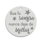 MI HISTORIA - ABALORIO PLATA 925MM SONRISA