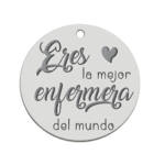 MI HISTORIA - ABALORIO PLATA 925MM ENFERMERA