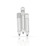 MI HISTORIA - ABALORIO PLATA 925MM LAPICES