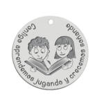 MI HISTORIA - ABALORIO PLATA 925MM CONTIGO APRENDEMOS