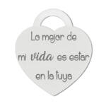 MI HISTORIA - ABALORIO PLATA 925MM LO MEJOR DE MI VIDA
