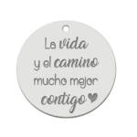 MI HISTORIA - ABALORIO PLATA 925MM CAMINO