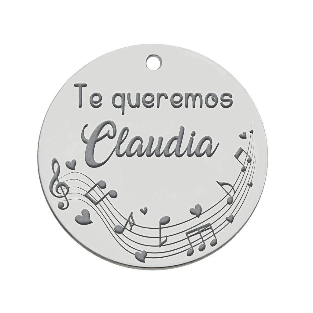 MI HISTORIA - ABALORIO PLATA 925MM PROFE MUSICA