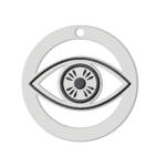 MI HISTORIA - ABALORIO PLATA 925MM OJO TURCO