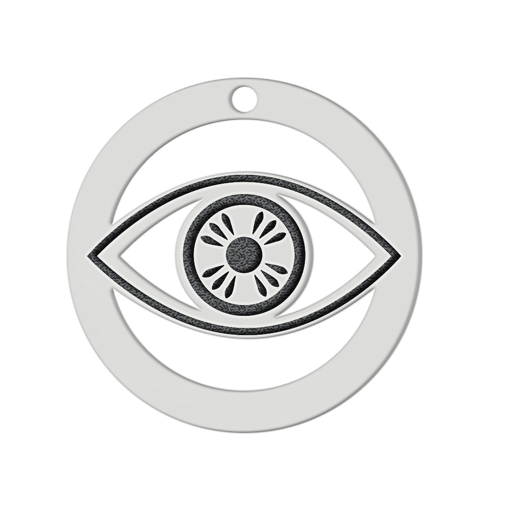 MI HISTORIA - ABALORIO PLATA 925MM OJO TURCO