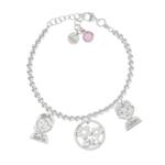 PULSERA MI HISTORIA PLATA 925MM BOLAS TITA