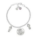 PULSERA MI HISTORIA PLATA 925MM BOLAS PROFE