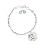 PULSERA MI HISTORIA PLATA 925MM BOLAS PRINCIPE