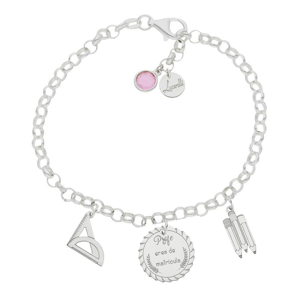 PULSERA MI HISTORIA PLATA 925MM PROFE