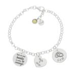 PULSERA MI HISTORIA PLATA 925MM CONMIGO