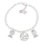 PULSERA MI HISTORIA PLATA 925MM ABUELA FLORES