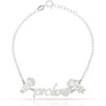 PULSERA PROFE + 2 NIÑOS PLATA 925MM