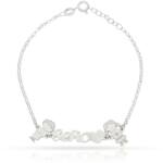 PULSERA SEÑO + 2 NIÑOS PLATA 925MM