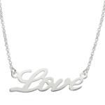 GARGANTILLA PLATA 925MM LOVE