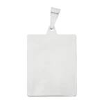 PLACA PLATA 925MM RECTANGULAR MEDIANA - 23x30MM