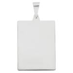 PLACA PLATA 925MM RECTANGULAR GRANDE - 24x32MM