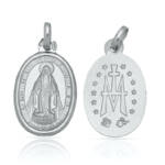 MEDALLA PLATA 925MM V. MILAGROSA MEDIANA - 15x24MM