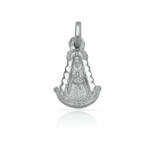 MEDALLA PLATA 925MM V. DEL ROCIO - 11x18MM