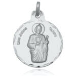 MEDALLA PLATA 925MM SAN JUDAS TADEO - 21MM