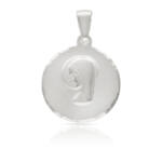 MEDALLA PLATA 925MM VIRGEN NIÑA - 19MM