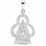 MEDALLA PLATA 925MM VIRGEN DE LA CABEZA GRANDE - 18x26MM