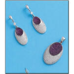 PENDIENTES PLATA 925MM OVAL CIRCONITAS