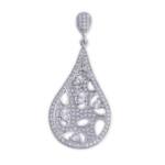 COLGANTE PLATA 925MM CIRCONITAS